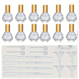 Glass Perfume Bottle With Screw Cap Perfume Refill Bottle