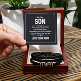 Your Smile - Mens Leather Bracelet