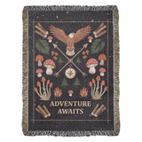 Adventure Awaits - Woven Blanket