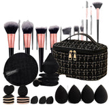 47 Sets Of Beauty Tools Combination Cosmetic Bag Makeup Brush Suit
