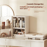 Foldable Desktop Storage Rack Cosmetics Storage Box