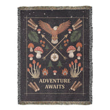 Adventure Awaits - Woven Blanket