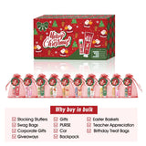 Christmas Kit-10 Sets Box Hand Cream Kit Lip Balm Set With