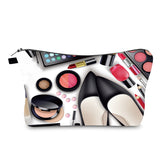 Women's Printed Multipurpose Makeup Organizer Clutch